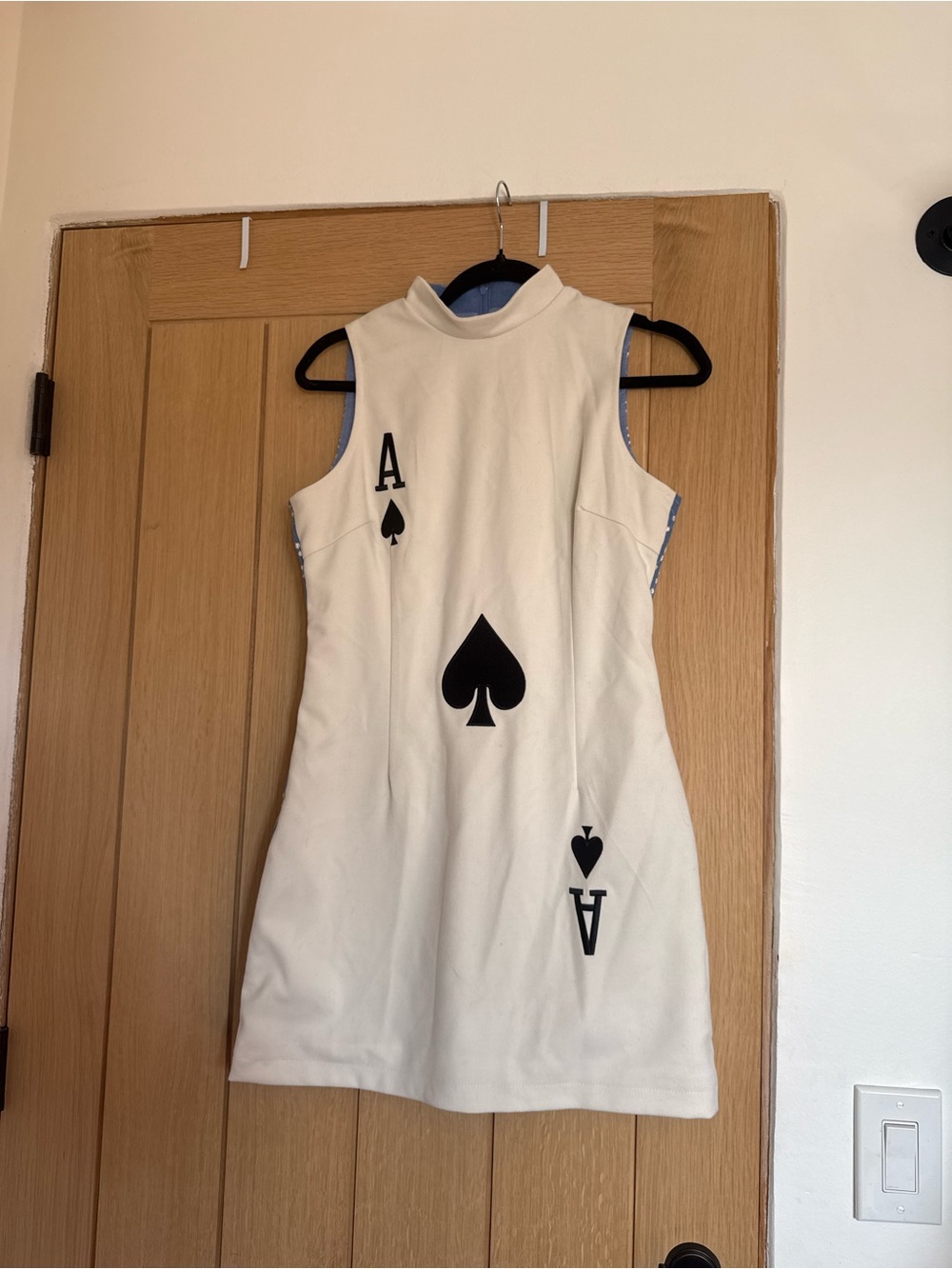 Fashion Brand Company Reversible Ace of Spades Dress S